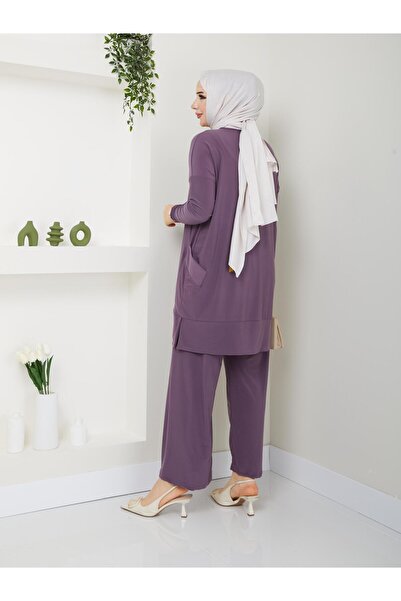 MODAMÜNASİP Very Stylish Almina Pocket Detailed Pants Suit with Its Most Beautiful Colors? ?