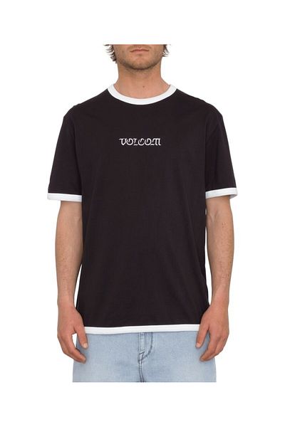 Volcom تي شيرت Fullring Ringer Sst Blk