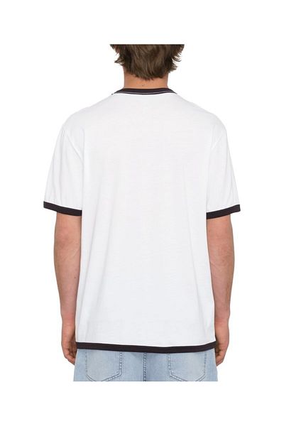 Volcom تيشيرت Fullring Ringer Sst Wht