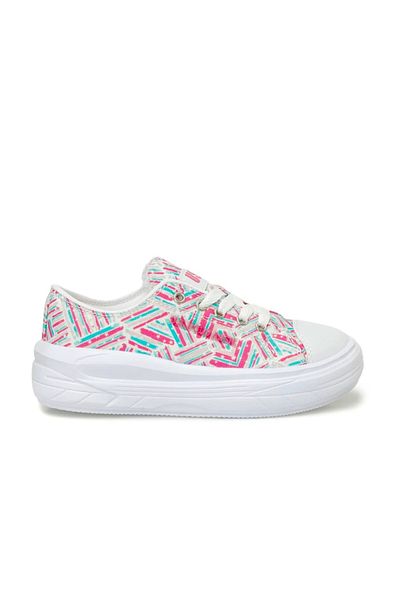 U.S. Polo Assn. Girl's Sneakers, Sports Shoes Linen, Lace-up