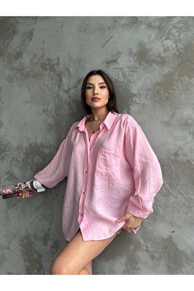 Ekim Store Oversize Modal Casual Shirt