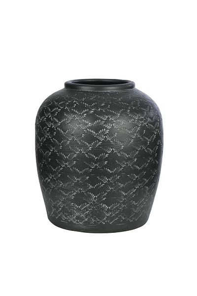 Vitale Ceramic Vase-Flower Pot 23X25 cm - Handmade