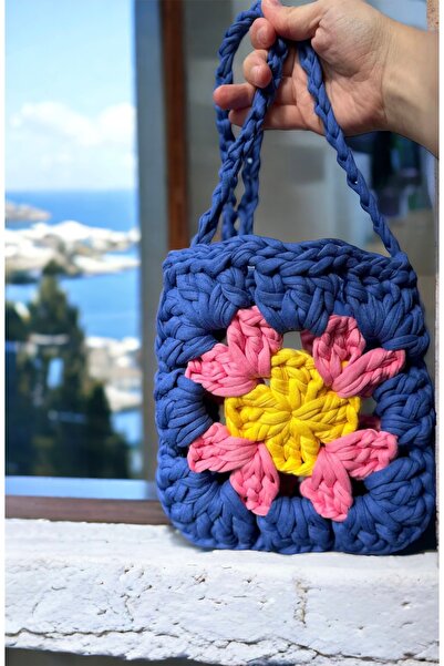 FIT & LUXURY Yazlık Recycle Kumaş Mini Boy Motifli Askılı Çapraz Çanta