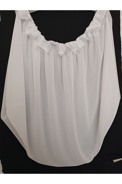 KobalBusiness Cage Tulle-white Multi Chiffon 55*55 Cm Xxxxl 230 Cm Diameter Model Suitable for Parrot Cages