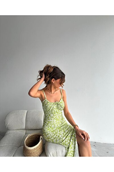Ekim Store Floral Strap Dress