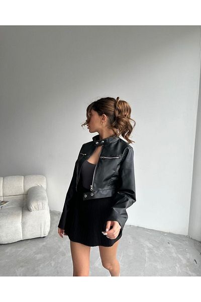 Ekim Store Байкърско кожено яке