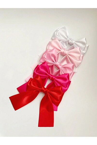 CSR AKSESUAR 5-штучний атласний бантик-затискач для волосся