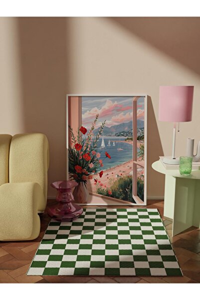 Postifull Çerçevesiz Poster Tablo, Duvar Posteri, Sanatsal Baskı, Kıyı Şeridinde Yansıma , Maximalist No:145