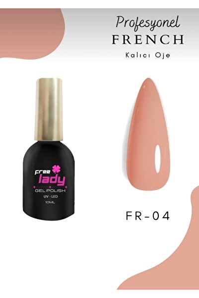 FREELADY Kalıcı Oje French Nude Uv/led 10ml Fr-04