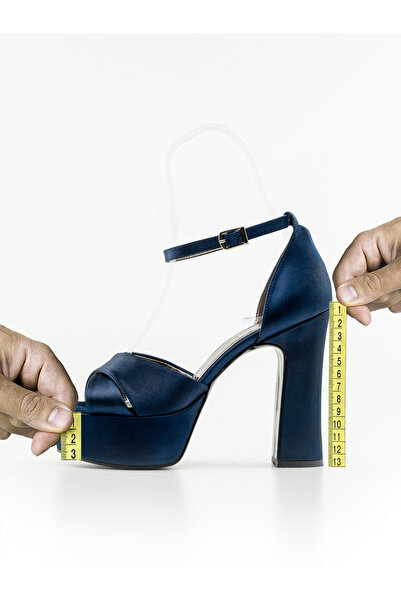 E&L Company 13 см темно-синій сатин - гарантія не ковзання, легкий та орієнтований на комфорт