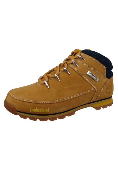 Timberland Euro Sprint Mid Hiker A2DWD Herren Halbschuhe Halbschuhe Wanderschuhe Leder Braun Buğday Nubuk