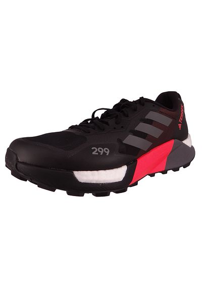 adidas Herren Trekkingschuhe Halbschuhe Wanderschuhe Terrex Agravic Ultra HR1080 Schwarz core black / grey