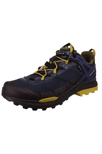 Aku Herren Halbschuhe Halbschuhe Wanderschuhe Winterschuhe Rocket DFS GTX 726 Blau 553 Blue-Senf Tex