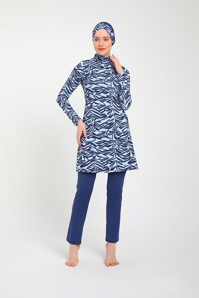 Chelly Full Covered Hijab Swimsuit (Pipe Leg Bottom)