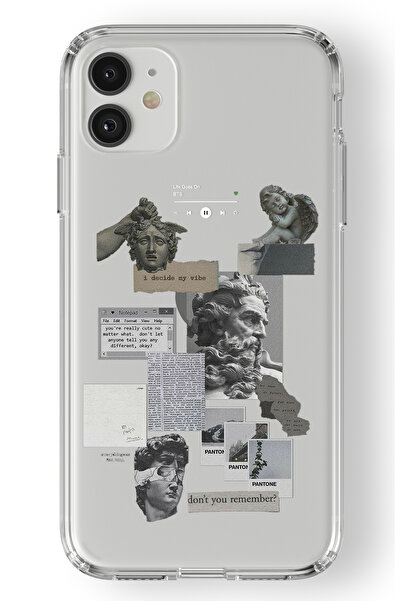 Multitronic حافظة شفافة مطبوعة بتصميم لا تنسى متوافقة مع هاتف آيفون 11