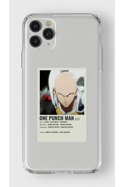 Multitronic حافظة شفافة مطبوعة بتصميم ملصق بسيط متوافق مع هاتف Iphone 11 Pro Max