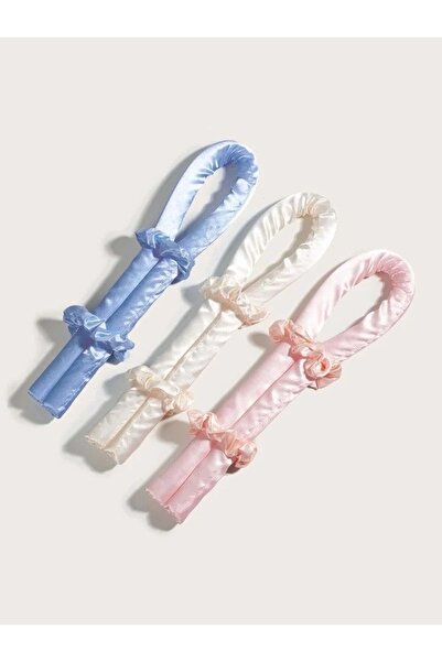 Simetra 3 adet 3 farklı renk saç sosisi saç şekillendirici bigudi sosis