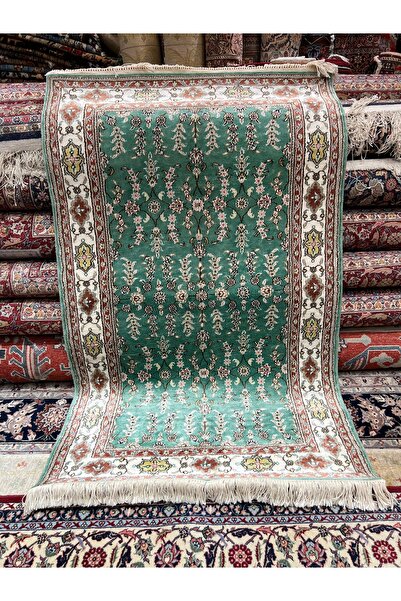 RD RAMAZAN DAĞ EL HALI SANATI El Dokuma Çin ipek Halısı 1.50x92