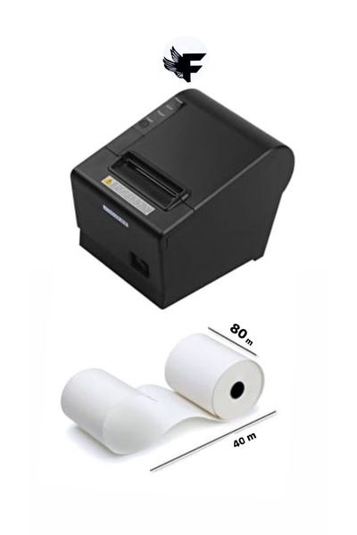 FİGANLAR tam metraj Termal Yazarkasa Pos Rulosu 80 Mm X 40 Mt Adisyon, Bilgi ...