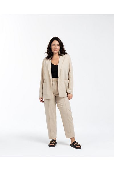 LUOKK Μπουφάν FALLON Λινό Blazer