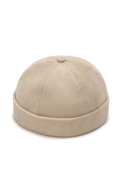 Hat Factory Unisex Fitilli Kadifeli Sipersiz Docker Şapka