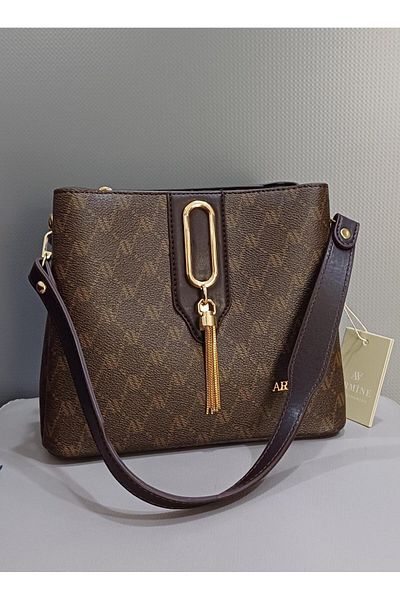Armine 361 Bag Coffee Dotted