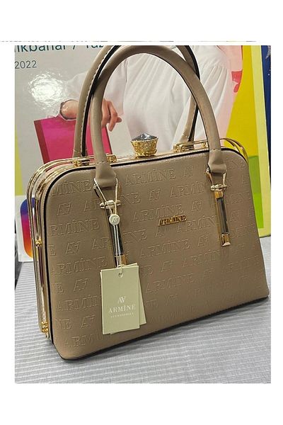 Armine Laser Cut 339 Bag - Mink