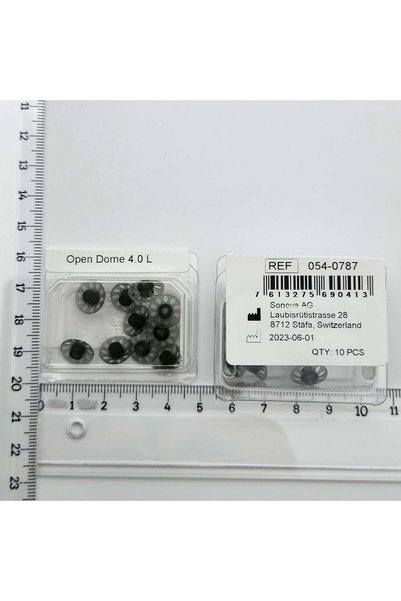 YesMed Phonak Open Dome 4.0 L (Large), Phonak Open Büyük Boy Dome/Kubbe (1 Paket=10 Adet) (REF:054-0787)