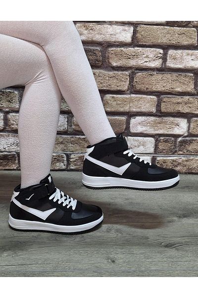 Bukond Half Ankle High Top Basket Daily Comfortable Sports Shoes Sneaker