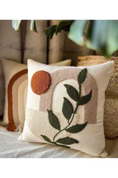 FN Punch Embroidered 2 Pieces Throw Pillow Cover