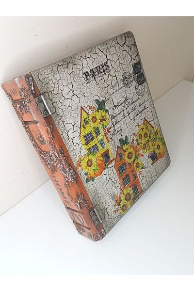 IremTasarimAtolyesi Home Decoration Products Wooden Book Box Decorative Accessory