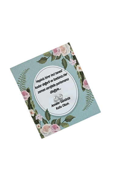 Nilgün Baymış Neva Konsept Hediyelik Anneler günü hediyesi 50 adet (çift)küpe ve kartı