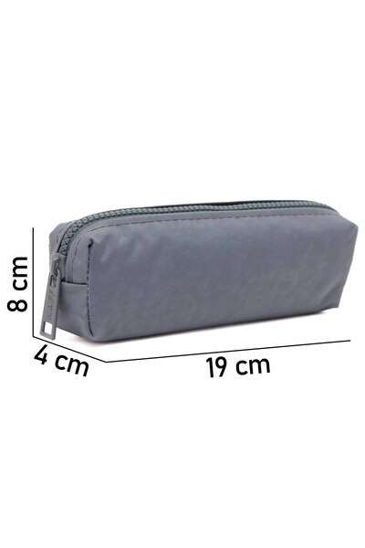 NEMO BAGS Unisex Gri Kalemlik Klinkır Su Geçirmez  Krinkıl Kumaşlı Tek Gözlü ...