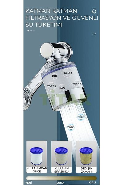 YMV 1080 Degree Rotatable Chrome Plated Faucet Tip with New Filter