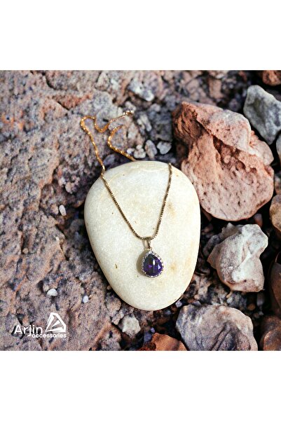 AKARSU TAKI Zirkon Taş Kolye