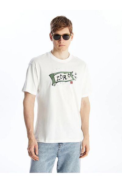 LC Waikiki XSIDE Crew Neck Short Sleeve One Piece Printed Combed Cotton Men's T-Shirt