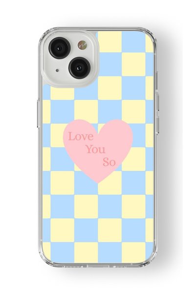 Multitronic iPhone 15 Plus Compatible Love You so Design Printed Transparent ...
