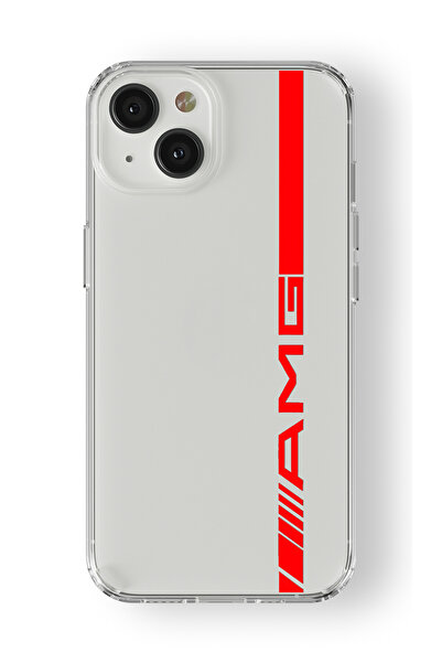 Multitronic حافظة شفافة مطبوعة بتصميم AMG متوافقة مع هاتف iPhone 13