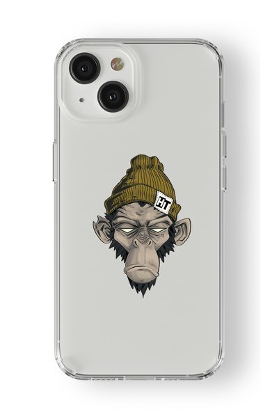 Multitronic حافظة شفافة مطبوعة بتصميم NFT متوافقة مع هاتف iPhone 13 Mini