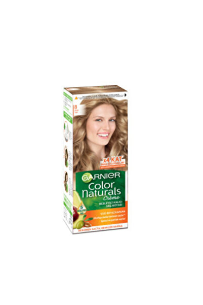 Garnier Color Naturals Besleyici Kalıcı Saç Boyası 8 Koyu Sarı ( 1 ADET )