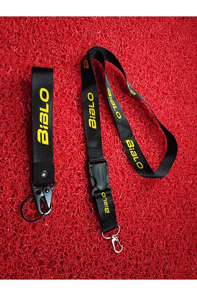 CEBECİOTO Residual BIBLO Keychain and Lanyard Set with Neck Strap - Auto and Moto Accessory