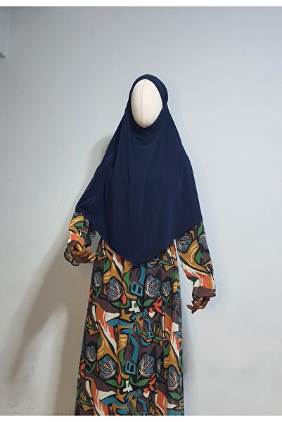 AHRAR tesettür Kısa hazır baglamali peçeli hac umre için uygun sandy sufle kh...