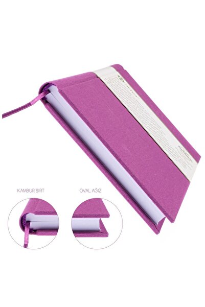 BİDEFTER دفتر ملاحظات بغلاف صلب - مصنوع يدويًا بنسبة 100%، وخياطة يدوية، (خيا...