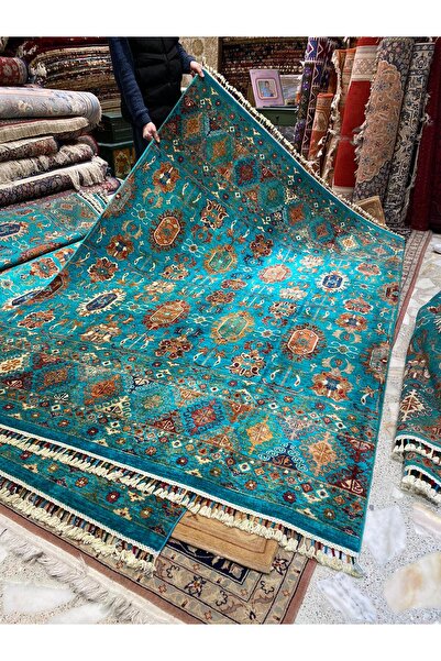RD RAMAZAN DAĞ EL HALI SANATI El Dokuma Afgan Halısı birinci sınıf kalite pam...