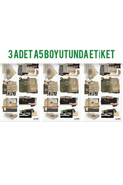 TRENDİN YOLU ملصق وملصق طويل على شكل مجلة جاهزة
