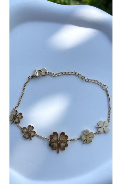 Accessories Sıralı Yonca 5li Model Bileklik
