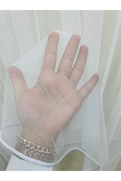 yağmur zebra Grek Modern Tulle 1/2 Curtain - Pinterest Style (Quarter Pleated)