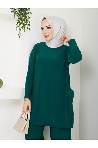 MODAMÜNASİP Costumul nostru cu pantaloni cu detaliu de buzunar Almina, foarte elegant, cu cele mai frumoase culori? ?