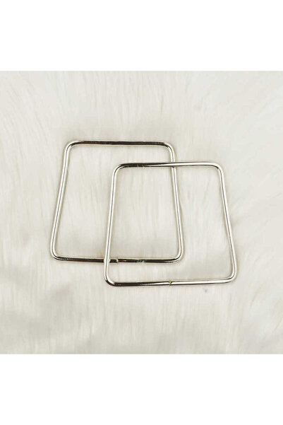 Deevy Premium Metal Kare Çanta Sapı Çifti