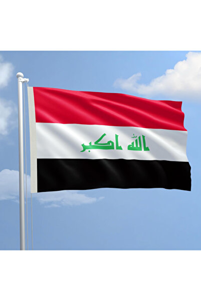 ÇELİKONLİNE IRAK Bayrağı 50x75 cm